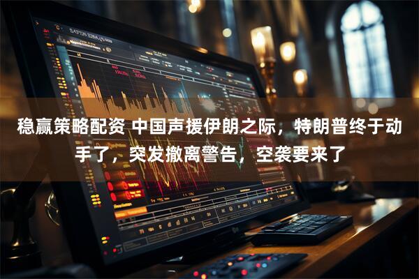 稳赢策略配资 中国声援伊朗之际，特朗普终于动手了，突发撤离警告，空袭要来了