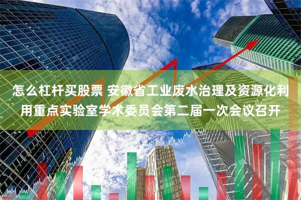 怎么杠杆买股票 安徽省工业废水治理及资源化利用重点实验室学术委员会第二届一次会议召开
